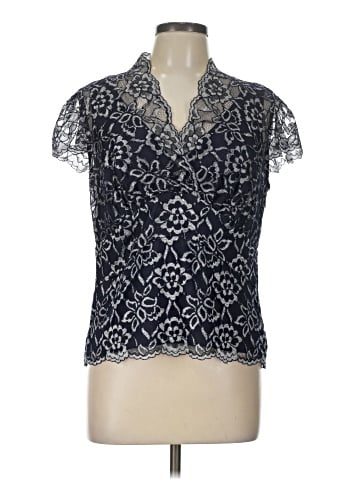 Juliana Collezione Short Sleeve Blouse (view 1)