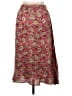 April Cornell 100% Rayon Floral Red Casual Skirt Size L - photo 1