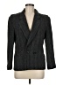 Oscar De La Renta Chevron-herringbone Gray Blazer Size 7 - photo 1