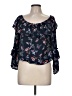 Sanctuary 100% Polyester Black 3/4 Sleeve Blouse Size M - photo 1