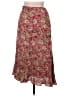 April Cornell 100% Rayon Floral Red Casual Skirt Size L - photo 2