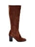 Coach 100% Leather Brown Boots Size 9 - photo 1