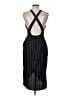 Lush Stripes Black Casual Dress Size L (estimated) - photo 2