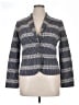 Pendleton 100% Cotton Plaid Gray Blazer Size 14 Petite - photo 1