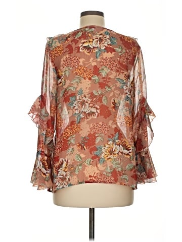 Indigo Rose 3/4 Sleeve Blouse (view 2)