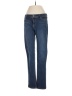 White House Black Market Solid Blue Jeans Size 4 - photo 1