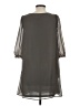 Francesca's 100% Polyester Solid Gray Casual Dress Size S - photo 2