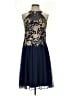 Cachet Floral Blue Cocktail Dress Size 4 - photo 1
