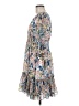 Taylor 100% Polyester Floral Blue Casual Dress Size 6 - photo 5