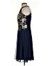 Cachet Floral Blue Cocktail Dress Size 4 - photo 5