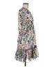Taylor 100% Polyester Floral Blue Casual Dress Size 6 - photo 4