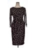 Connected Apparel Polka Dots Black Cocktail Dress Size 14 - photo 1