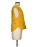 Zara Yellow Sleeveless Blouse Size M - photo 4