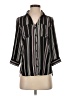 BCX 100% Polyester Stripes Black 3/4 Sleeve Blouse Size XS - photo 1