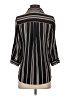 BCX 100% Polyester Stripes Black 3/4 Sleeve Blouse Size XS - photo 2