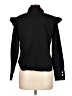 Bar III Black Long Sleeve Blouse Size L - photo 2