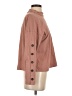 Madewell 100% Cotton Brown Button-Sleeve Turtleneck Top Size S - photo 4