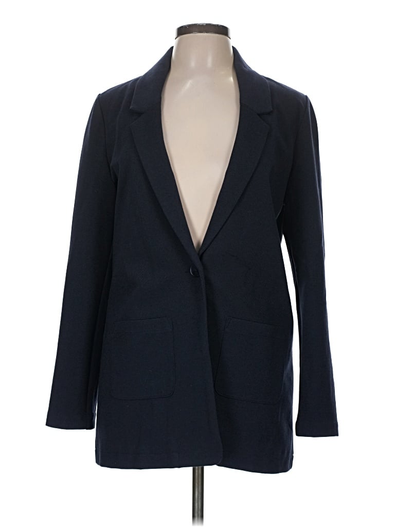 Pre-owned Garnet Hill Blazer Jacket In Blue