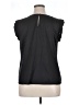 Halogen 100% Polyester Solid Black Short Sleeve Top Size XL - photo 2