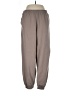 Asics Solid Gray Casual Pants Size L - photo 1