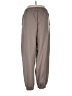 Asics Solid Gray Casual Pants Size L - photo 2
