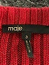Maje Hearts Red Pullover Sweater Size Lg (3) - photo 7