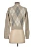 GU Argyle Tan Cardigan Size S - photo 2