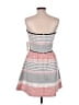 Ella Moss Checkered-gingham Pink Cocktail Dress Size L - photo 2