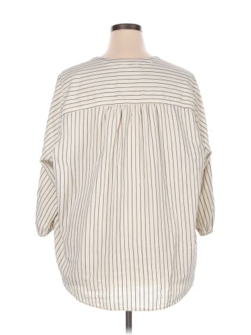 Lane Bryant 3/4 Sleeve Button-Down Shirt (view 2)