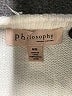 Philosophy Republic Clothing Stripes White Pullover Sweater Size M - photo 7