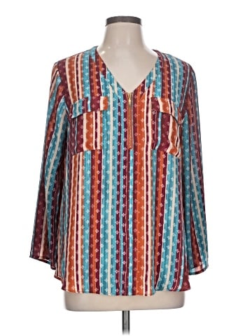 Cato 3/4 Sleeve Blouse (view 1)