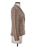 Giorgio Armani 100% Cupro Plaid Brown Blazer Size 4 - photo 4