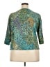North Style Teal 3/4 Sleeve Blouse Size 2X - photo 2
