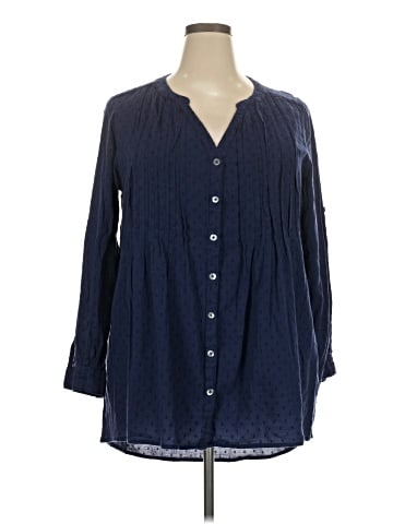 Roaman's Long Sleeve Blouse (view 1)