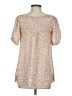Rebecca Taylor Tan Short Sleeve Blouse Size 4 - photo 2