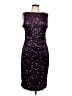 Gabby Skye Stars Purple Cocktail Dress Size 12 - photo 1
