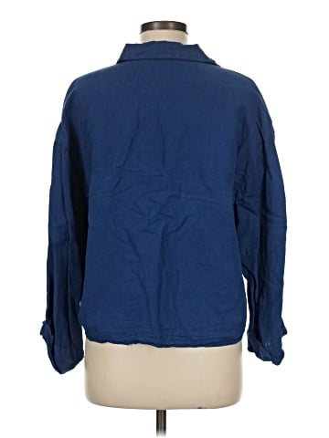 Zara 3/4 Sleeve Button-Down Shirt (view 2)