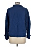 Zara Blue 3/4 Sleeve Button-Down Shirt Size M - photo 2