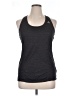 Reebok 100% Polyester Gray Active Tank Size XL - photo 1