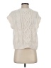 Topshop 100% Polyester Ivory Sweater Vest Size 4 - 6 - photo 1