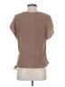 Zara Brown Short Sleeve Top Size S - photo 2