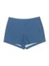 SPANX Chevron-herringbone Blue Shorts Size XL - photo 1