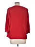 Unbranded 100% Polyester Red 3/4 Sleeve Blouse Size L (petite) - photo 2