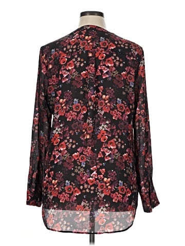 a.n.a. A New Approach Long Sleeve Blouse (view 2)