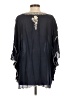 Johnny Was 100% Rayon Blue 3/4 Sleeve Blouse Size XS - photo 2