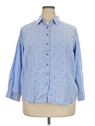 Talbots Outlet 3/4 Sleeve Button-Down Shirt (view 1)