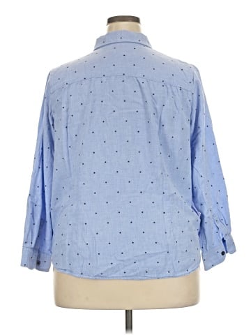Talbots Outlet 3/4 Sleeve Button-Down Shirt (view 2)