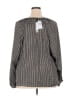 Sanctuary 100% Polyester Houndstooth Black Long Sleeve Blouse Size 3X - photo 2