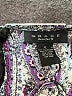 Grace 100% Polyester Paisley Purple 3/4 Sleeve Blouse Size XL - photo 3