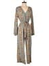 June & Hudson Paisley Blue Jumpsuit Size M - photo 1